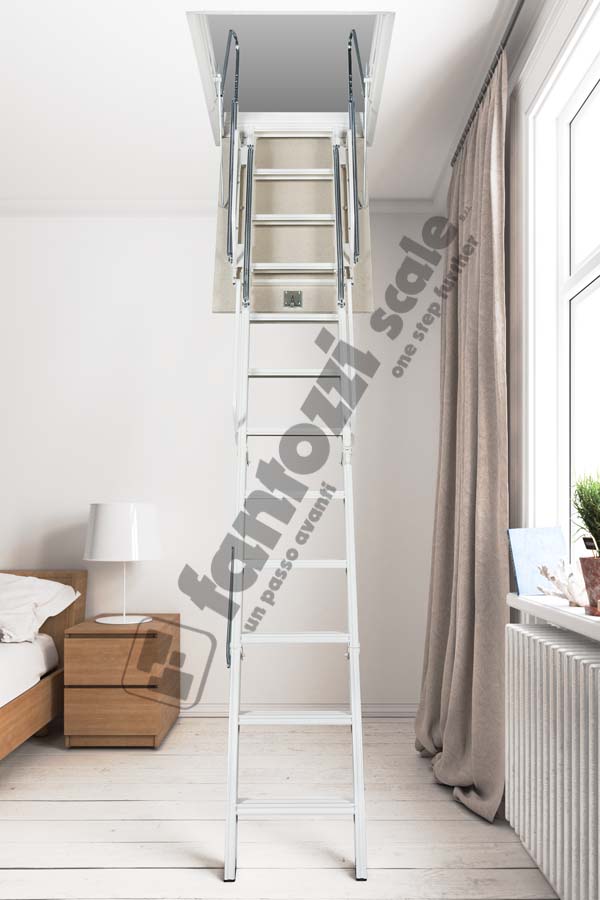 1294 escalera escamoteable aci aluminio techo - Escaleras manuales - Escalera  escamoteable Aci aluminio techo - Escaleras Manuales